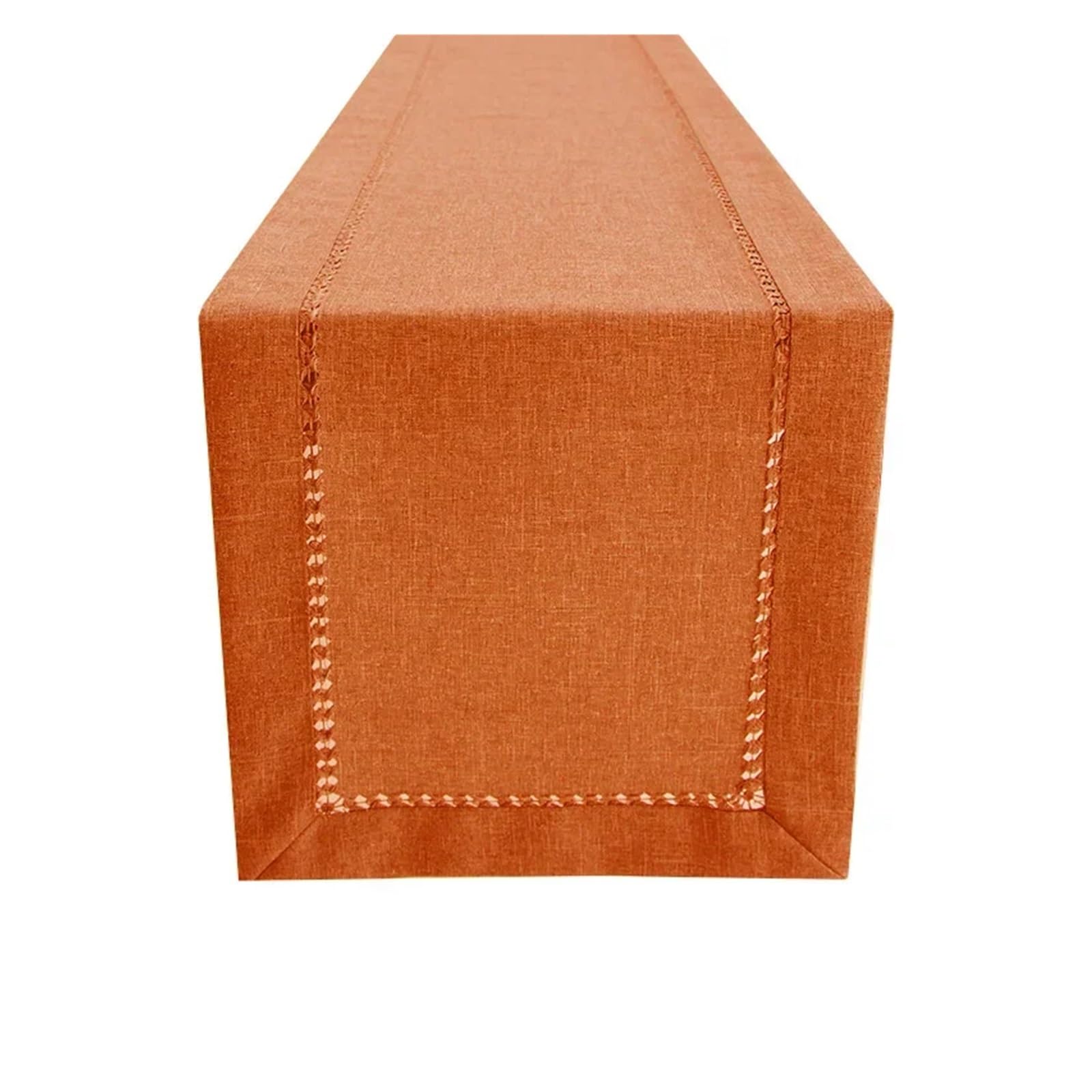 Table Runner Table Runner Handmade Dining Dresser Scarf Rectangular 32x183CM For Family Kitchen Runners(Orange)