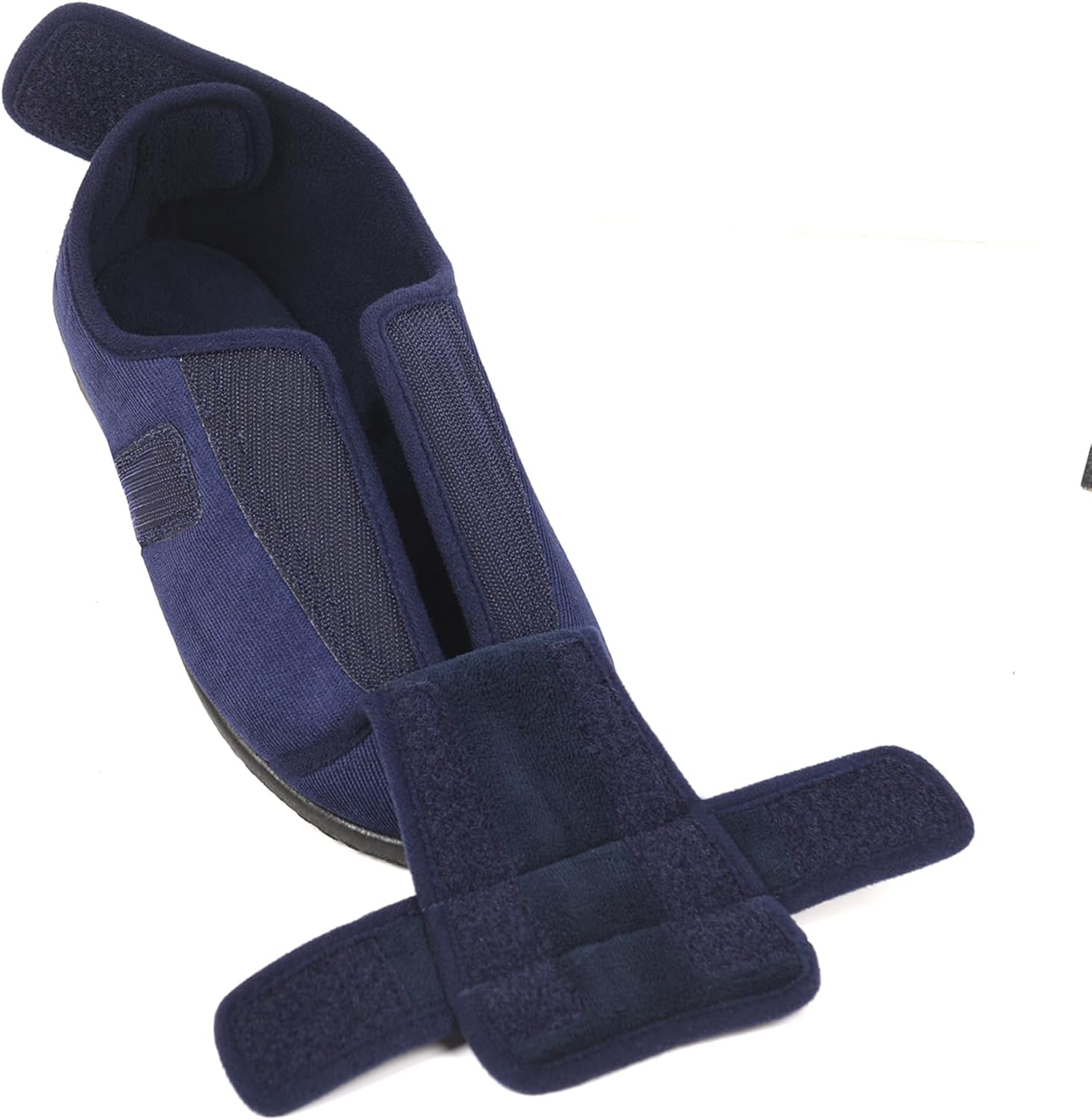 Men's 80-D Memory Foam Adjustable Wide Diabetic Slippers for Swollen Feet, Edema, Arthritis, Elderly Indoor/Outdoor - Image 5