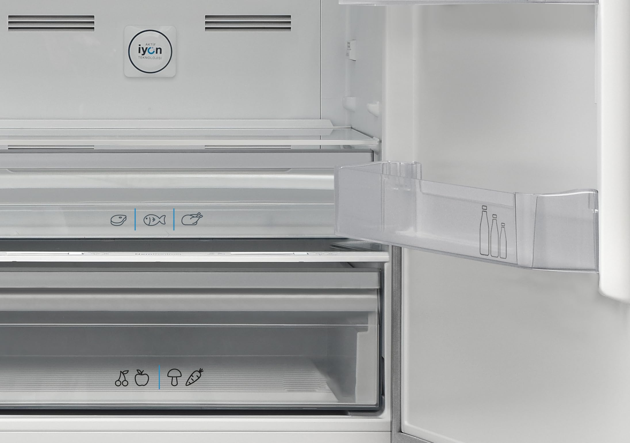 TORNADO Refrigerator Digital, Bottom Freezer, Advanced No