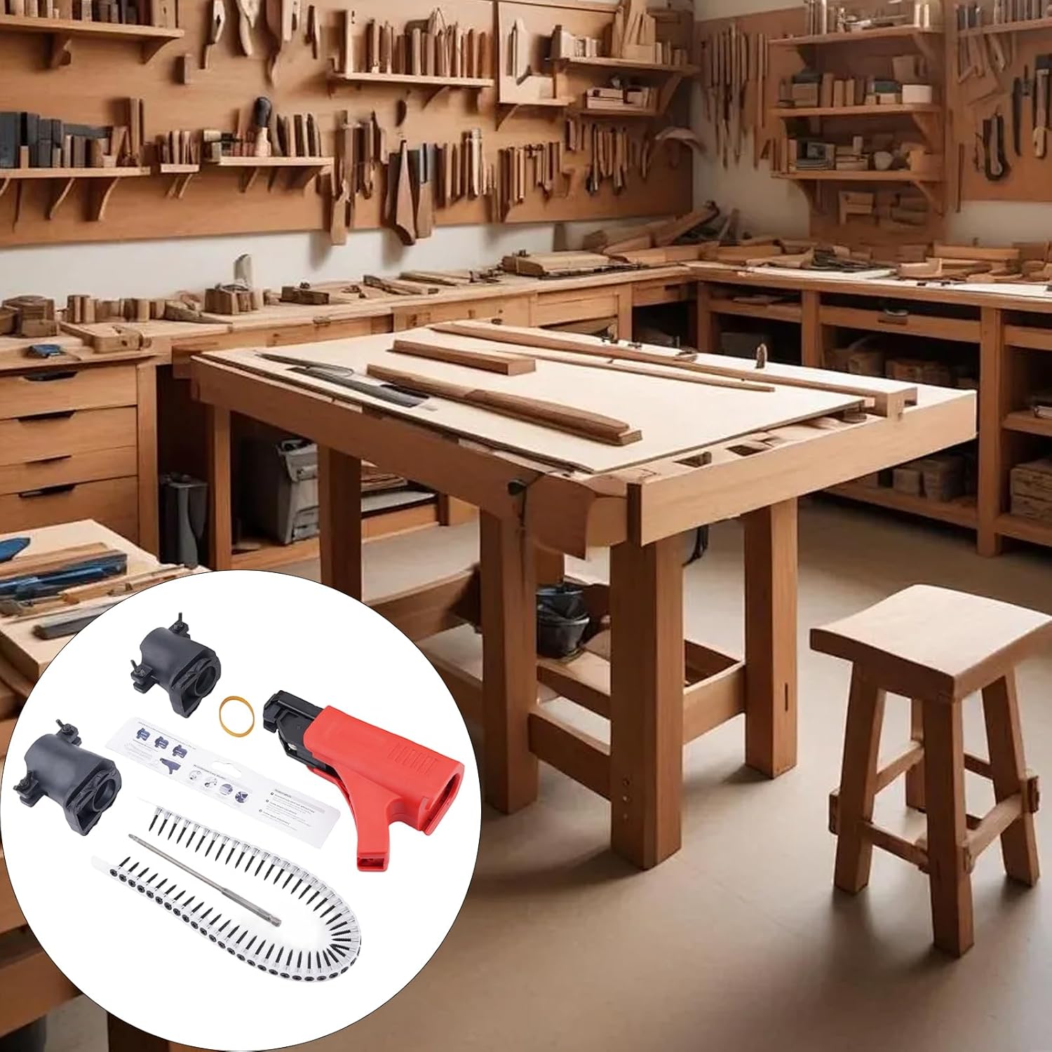 Multipurpose Steel Chain Nails Designs for High Frequency Use in Carpentry and Woodworking Using Chain Nails