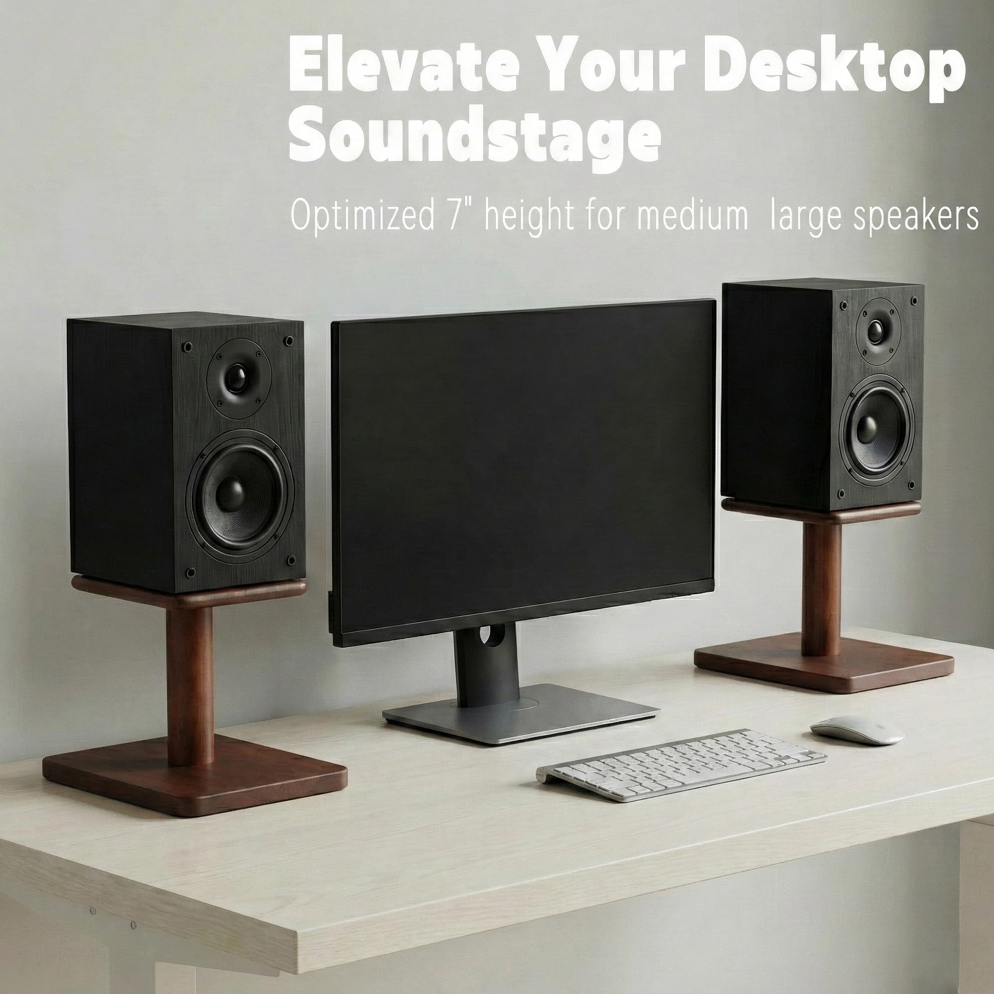 Amazon.com: OKOstand Desktop Speaker Stands Made of Pure Solid