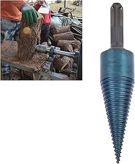 Wood Splitting Drill Bit, Quickly Drill Firewood Split Drill Bit with a Incisive Cone Shape for Family for Household Electric Drill