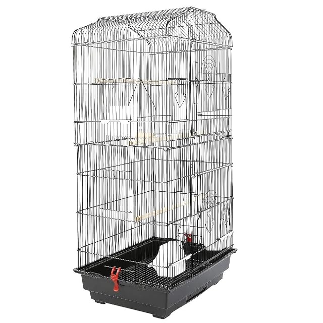 Foto 4 de 7 de Jaulas para pájaros para Exterior, Jaulas Grandes de Metal para Aves, agapornis, ninfas, Loros, Canarios