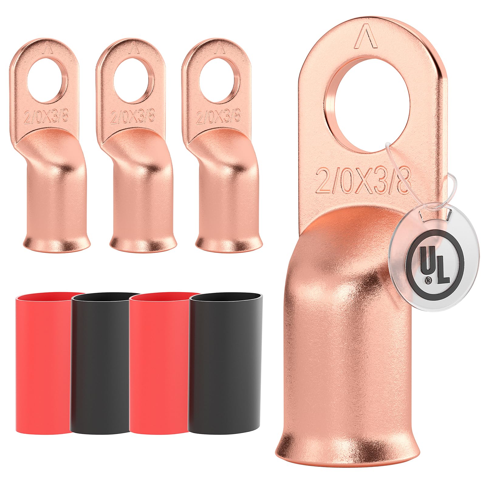 Ring Terminals - 22-18 AWG Heat Shrink Connectors -21 Ring Terminals - 22-18 AWG Heat Shrink Connectors -21
