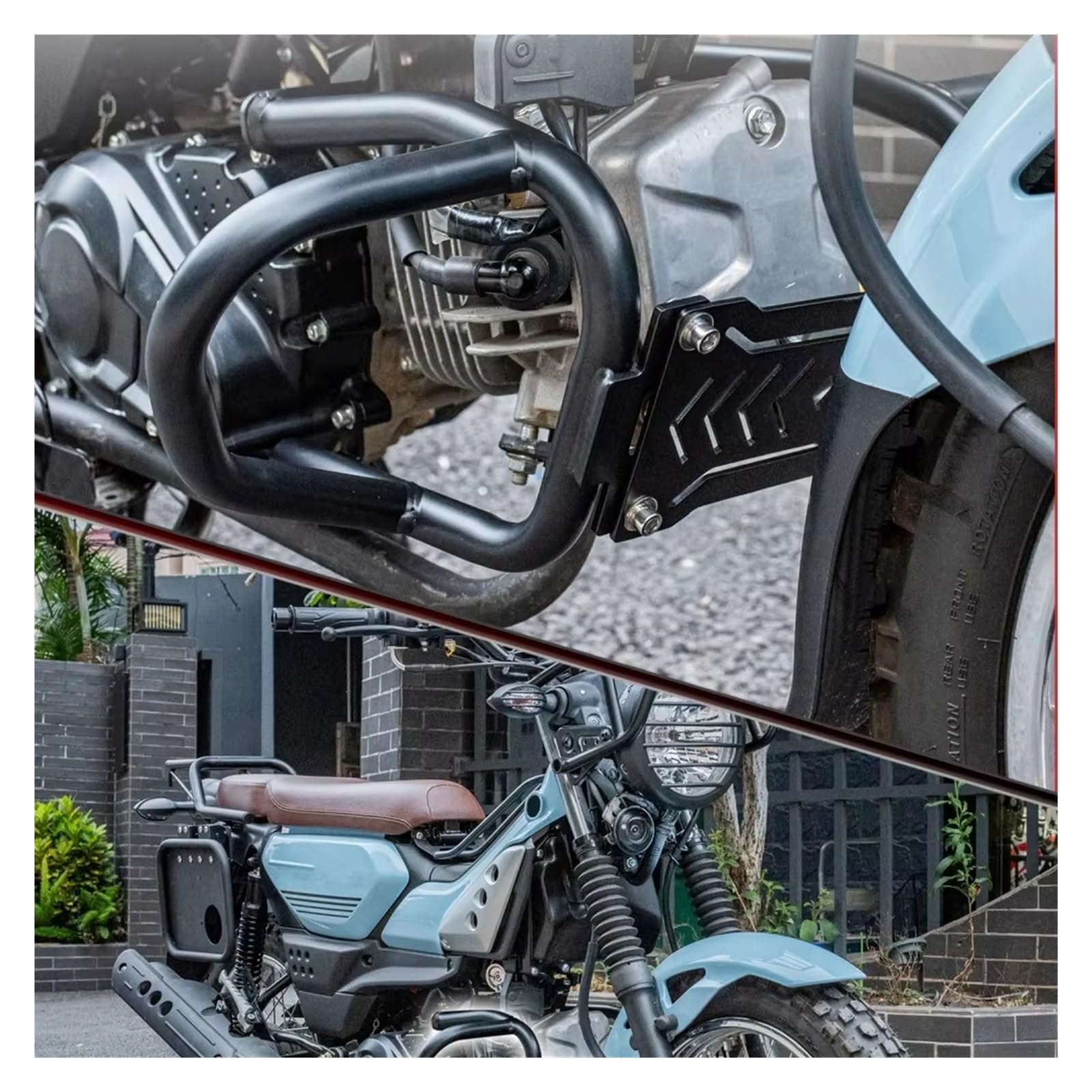 Paramotore Tubolare Per PG-1 2023 2024 Protezione Motore Paraurti Barra Di Protezione Telaio Protezione Anticaduta Accessori Per Moto Motorcycle motore Paraurti