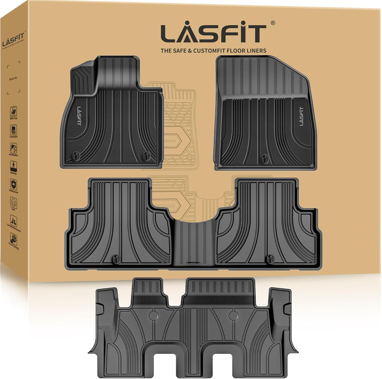 LASFIT Floor Mats 20202024 for Hyundai Palisade 8