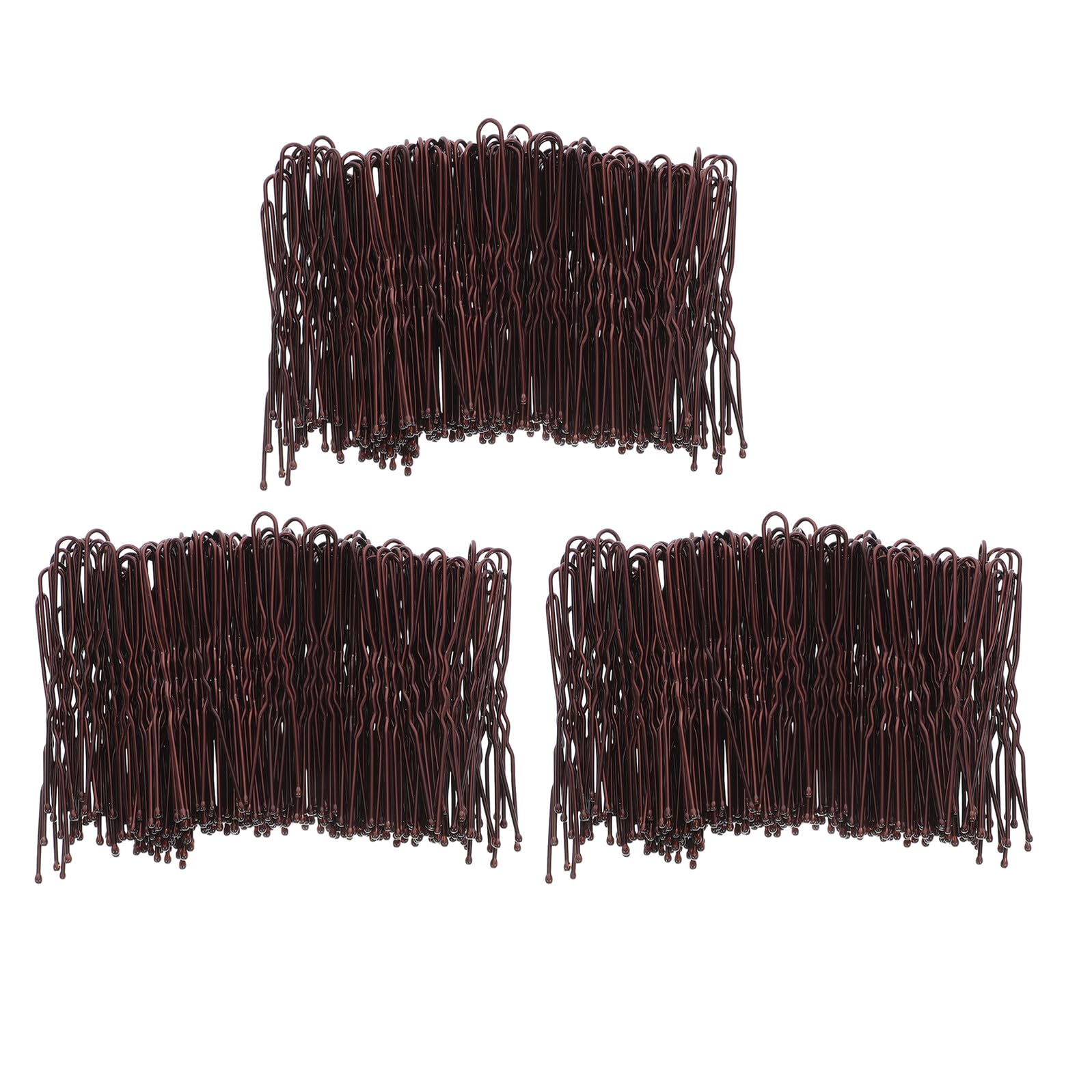 Mobestech 600 pezzi Forcine Capelli Forma U Ondulate in Metallo con Scatola Porta Accessori Fermagli Eleganti per Acconciature da Donna per Chignon Uso Quotidiano e Feste