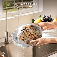 Vista 6 de Platos de Roce para Bufé, Juego de Platos de Roce de Acero Inoxidable de 6QT con Tapas, Calentadores de Alimentos para Fiestas y Bufé, Servidores