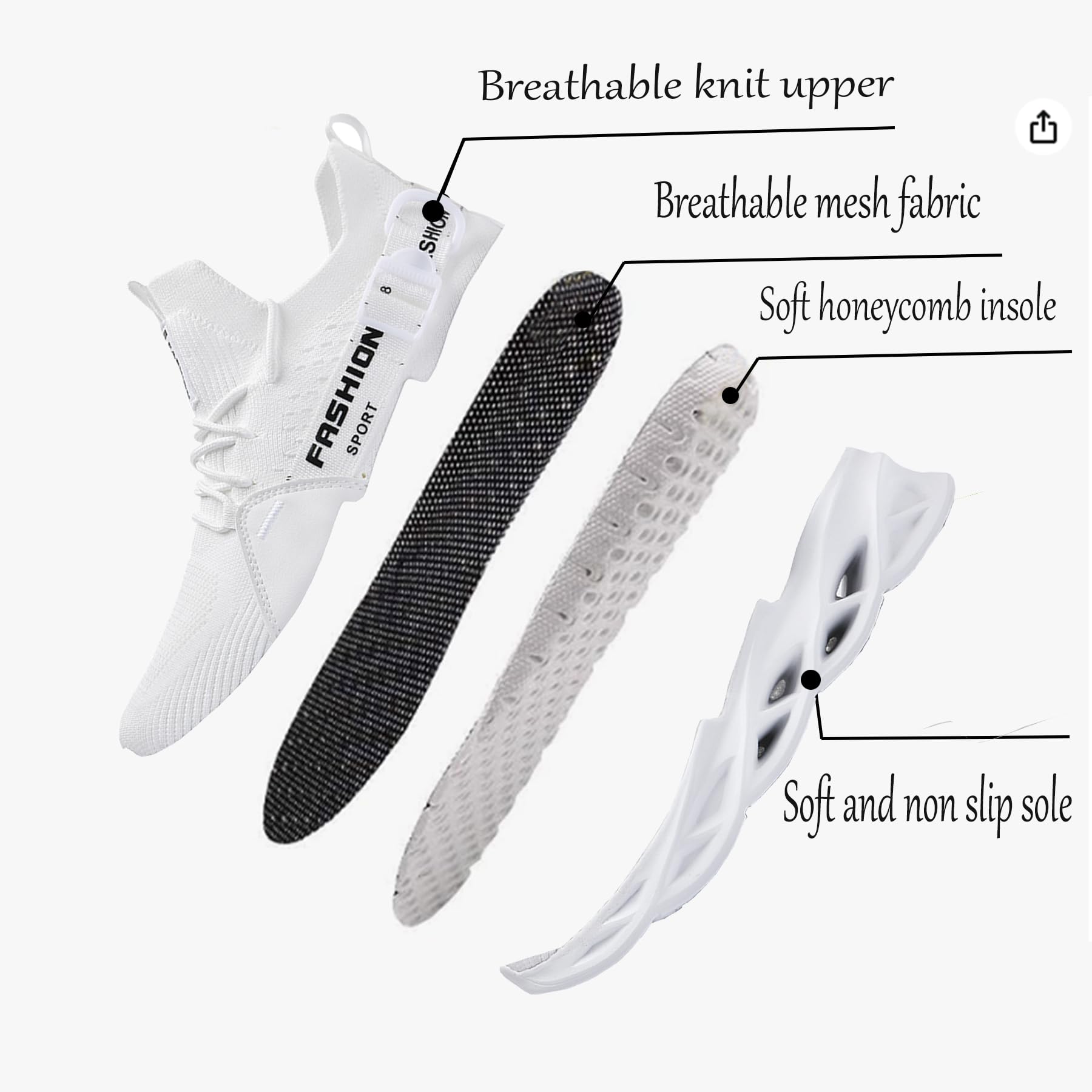 Scarpe Running Uomo Ginnastica Sneaker Donna Leggere Traspirante Outdoor Sportive Calzature da Corsa Pallavolo Tennis Nero Verde Bianco Rosa Giallo Grau Orange Viola Rosso Marrone EU 36-46