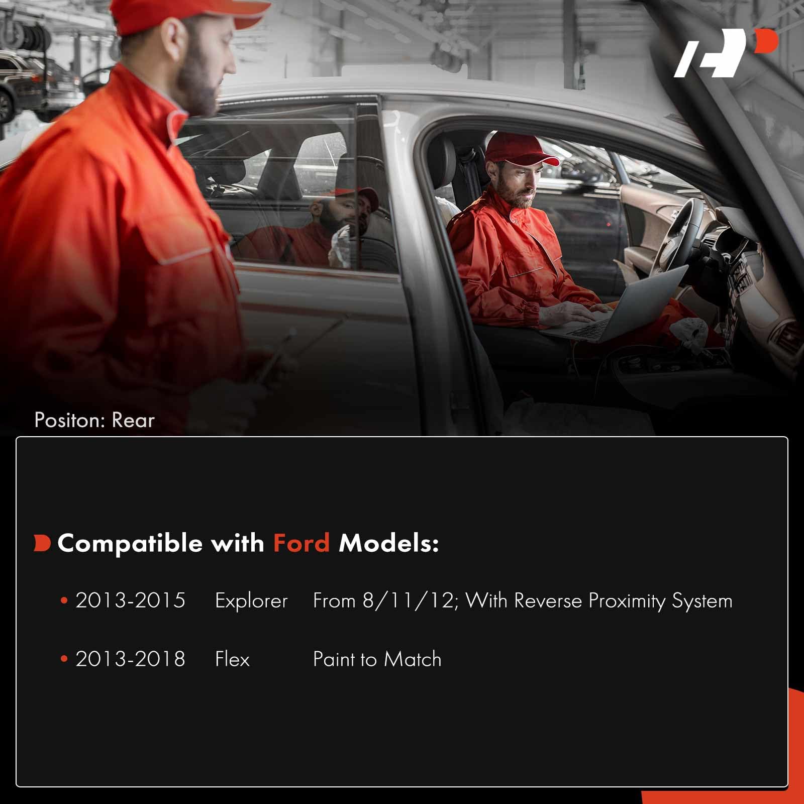 A-Premium Rear Reverse Backup Parking Assist Sensor Compatible with Select Ford Models - Explorer 2013-2015, Flex 2013-2018, Replace# DA8Z15K859A