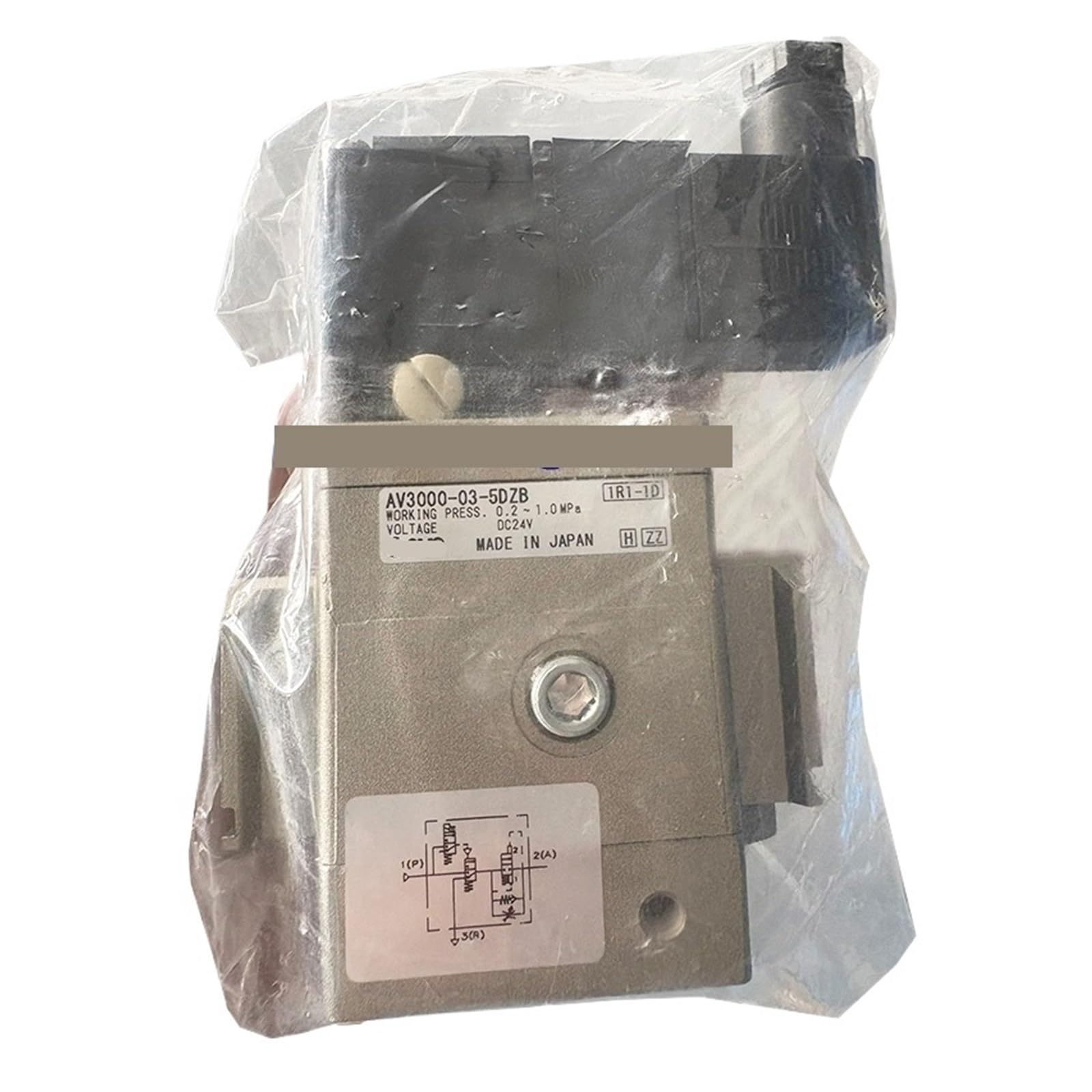 Électrovanne AV3000-03-5DZB pour un atelier pneumatique silencieux et stable
