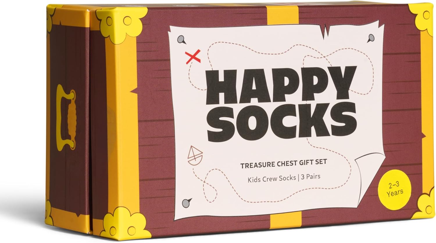 Happy Socks Kids Crew Socks- Fun Summer Styles in Gift Box Sets- Sunglasses, Ice Cream, Pirate's Treasure and More - Image 6