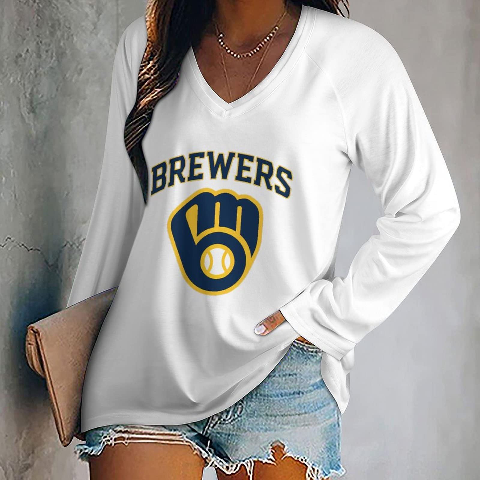 Buy brewers long sleeve shirts Best Sale