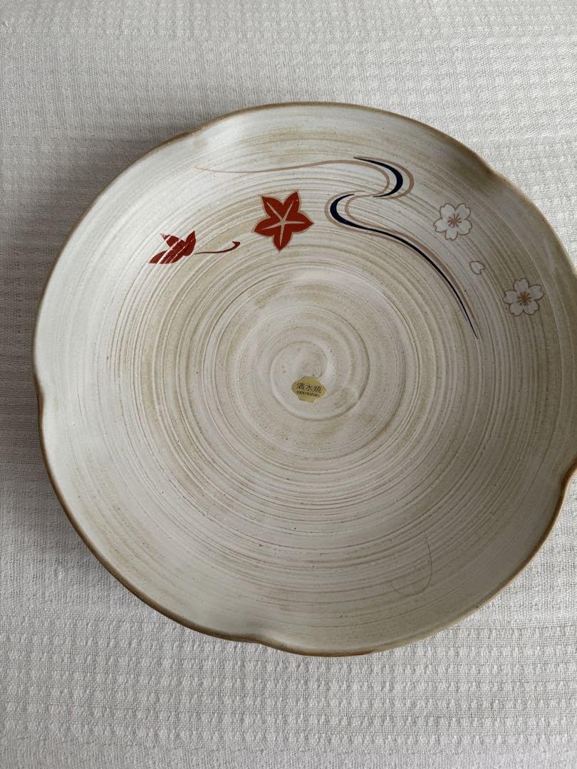 Amazon.co.jp: 京焼 清水焼 雲楽窯 斎藤雲楽 台付皿 大鉢 : おもちゃ