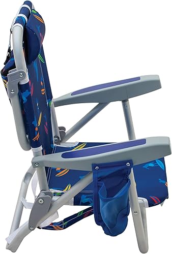 Miniatura 6 de Rio Beach - Silla de playa plegable con mochila plana de 5 posiciones para niños, surfista de surf