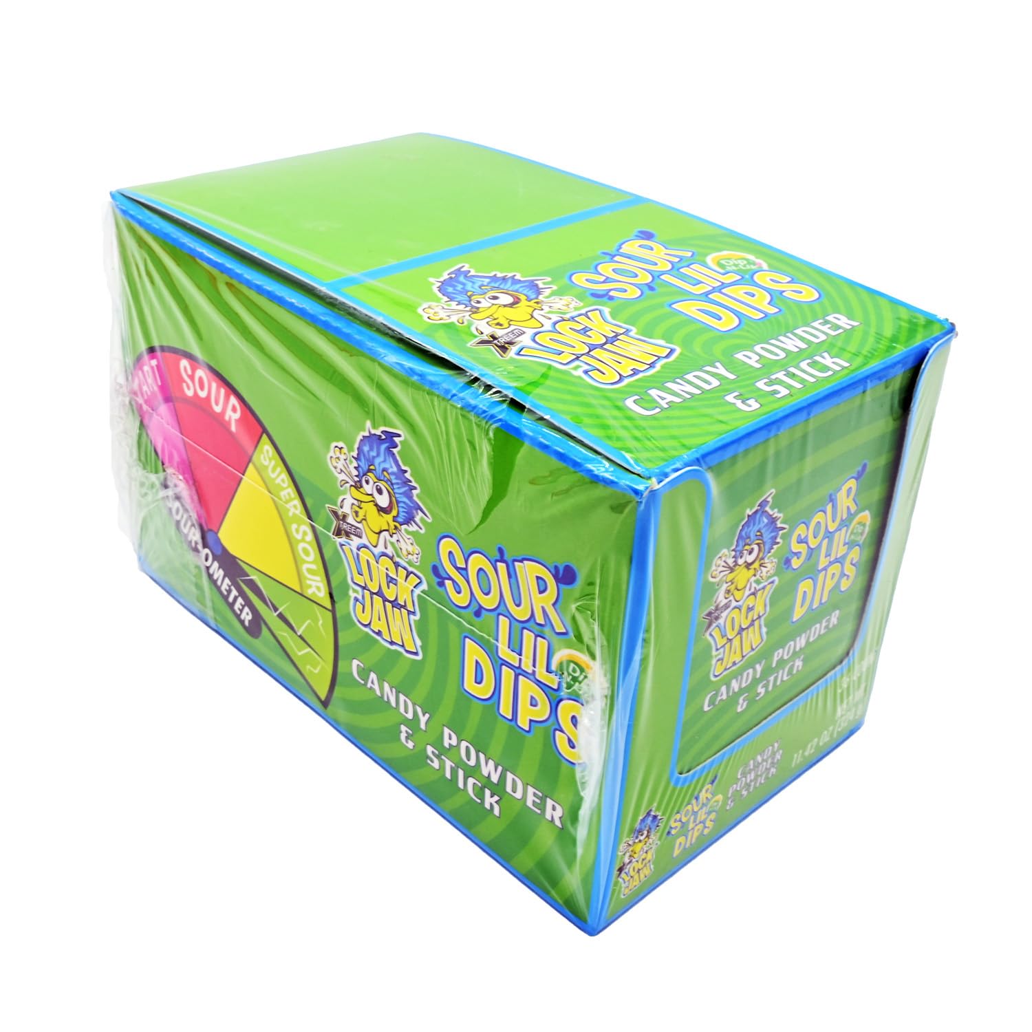 Amazon.com : Kokos Lock Jaw Sour Candy Powder and Stick 36ct Box