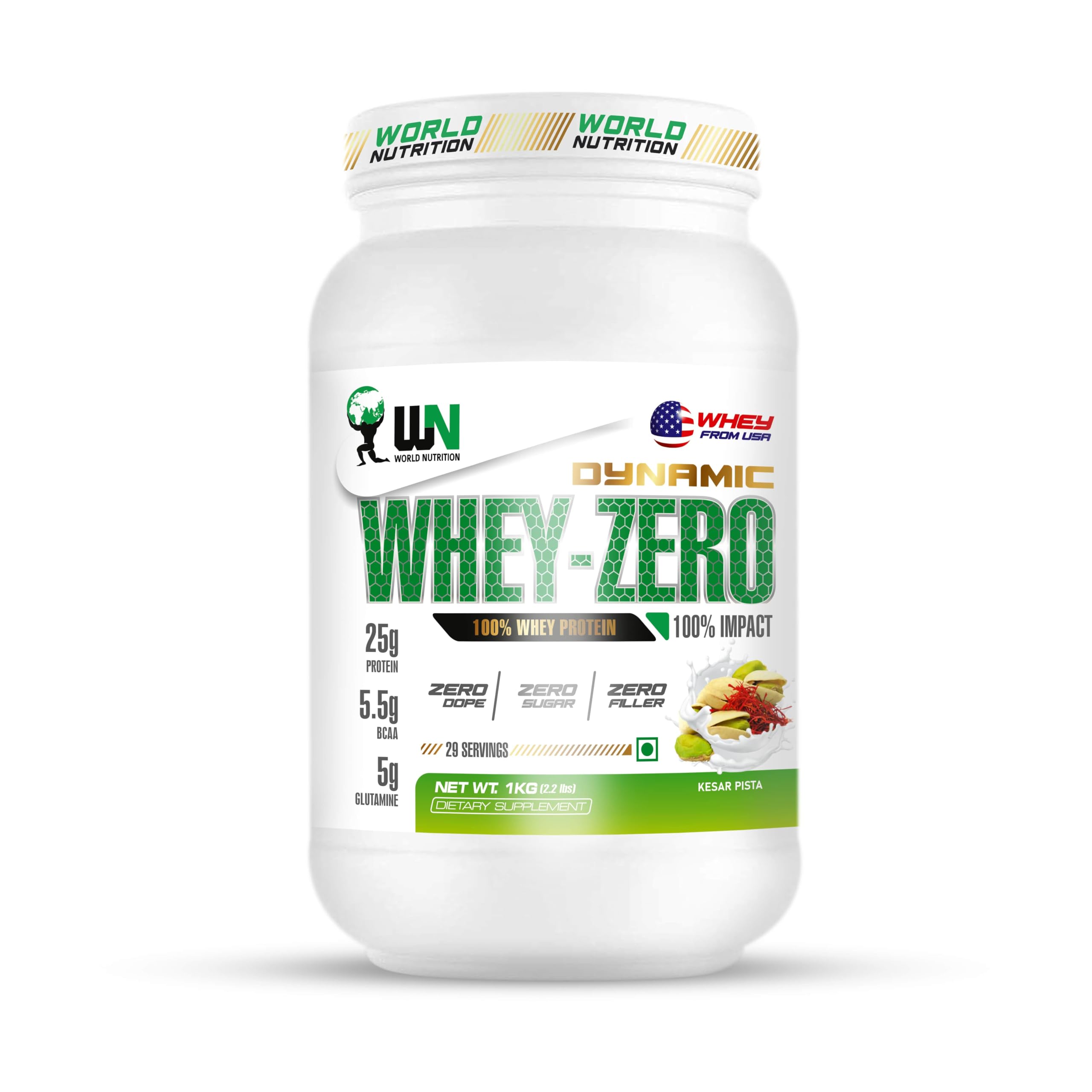 Dynamic Whey-Zero | Whey Protein Powder with 25g Protein, 5.5g BCAA & 5g Glutamine | For Muscle Growth, Workout Recovery & Strength Support | Cookies & Cream - 1Kg — Amazon image 14