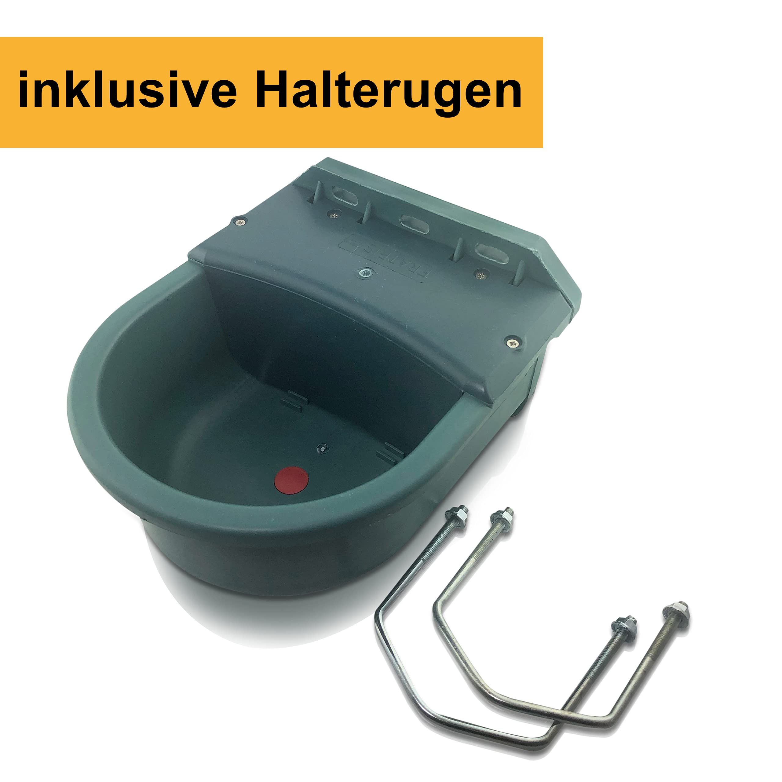 Tränkebecken 4 Liter Kunststoff automatische Tränke mit Halterungen Schwimmertränkebecken Pferde Rinder Schafe