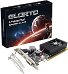 Glorto GeForce GT 210 1024 MB DDR3 Carte graphique à profil bas, PCI Expression 1.0 x16, Niveau d'entrée GPU pour PC, SFF et HTPC (HDMI/VGA)