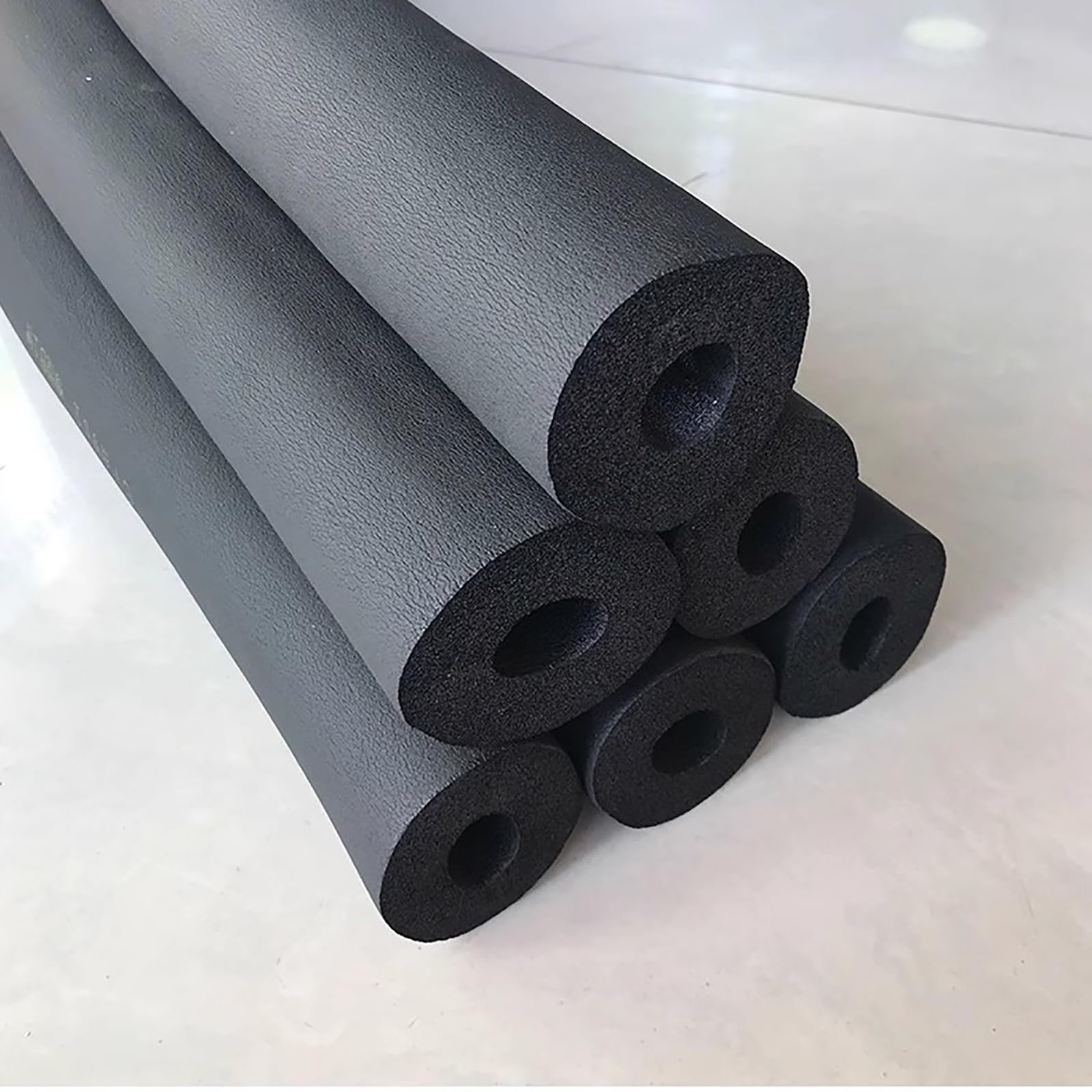 6 PCS Tubo Isolante in Schiuma,Tubo Isolante per Tubi,Flessibile Guaina Isolante Termico,Tubo Isolante del Condizionatore,per Esterni inverni Tubi dell'Acqua. (Size : 60MM*30MM*2M)