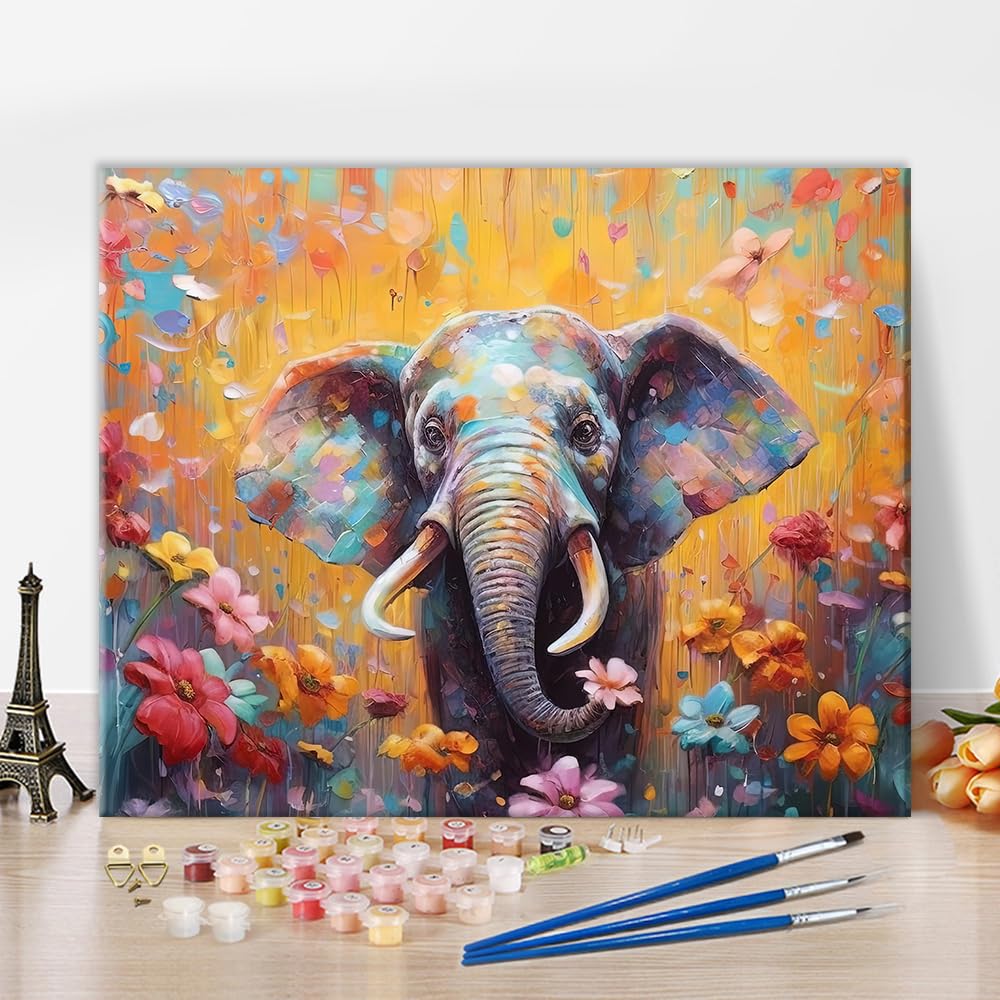 YEESAM ART Nueva Pintura Por Números Para Adultos Y Niños - Bosque