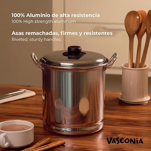 Miniatura 4 de Vasconia Vaporizador Tam de 8.6 pulgadas, grande, aluminio