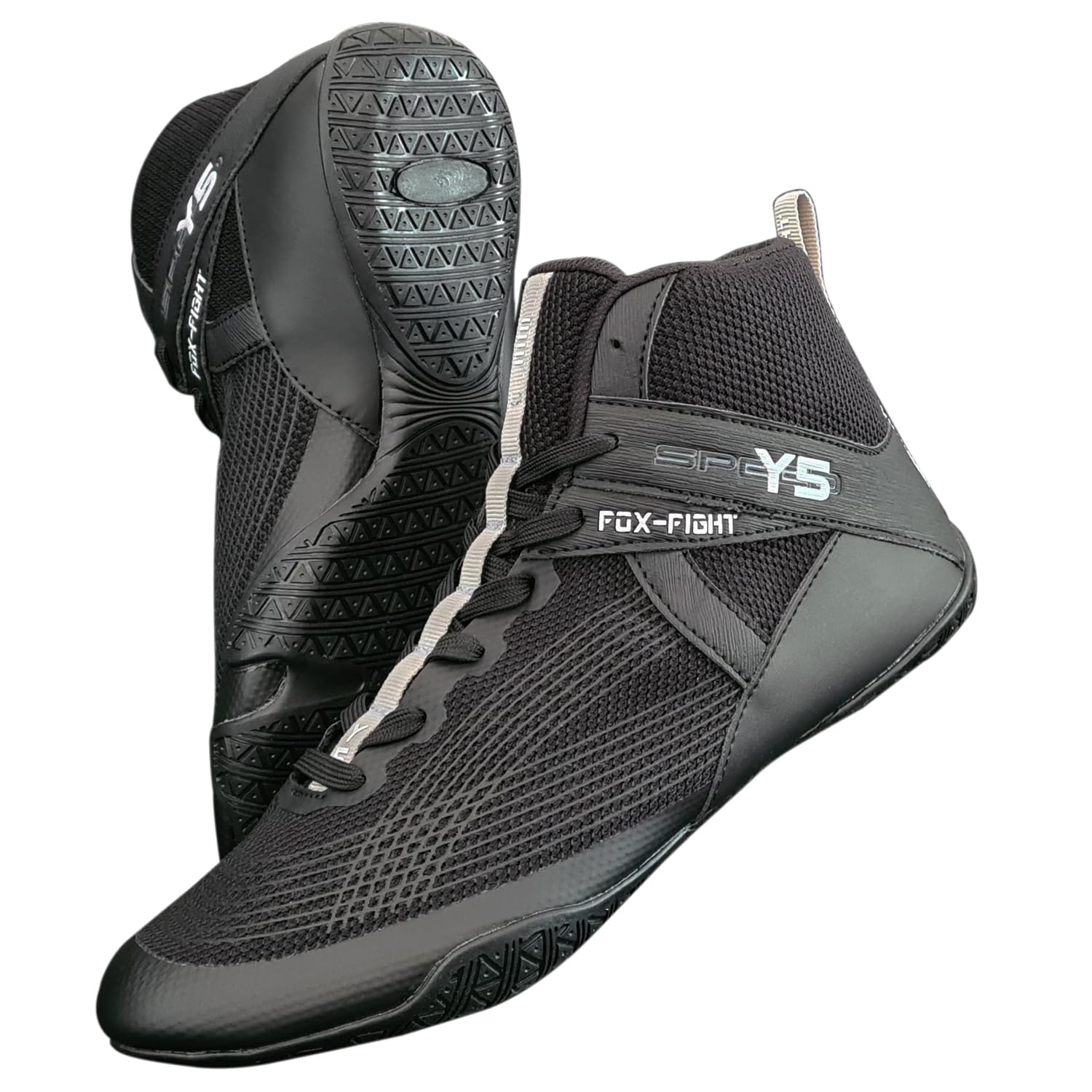 FOX-FIGHT Y5 Kampfsport Schuhe Ringer Schuhe athletik Fitnesschuhe Bodybuilding Kraftsport Box Hog