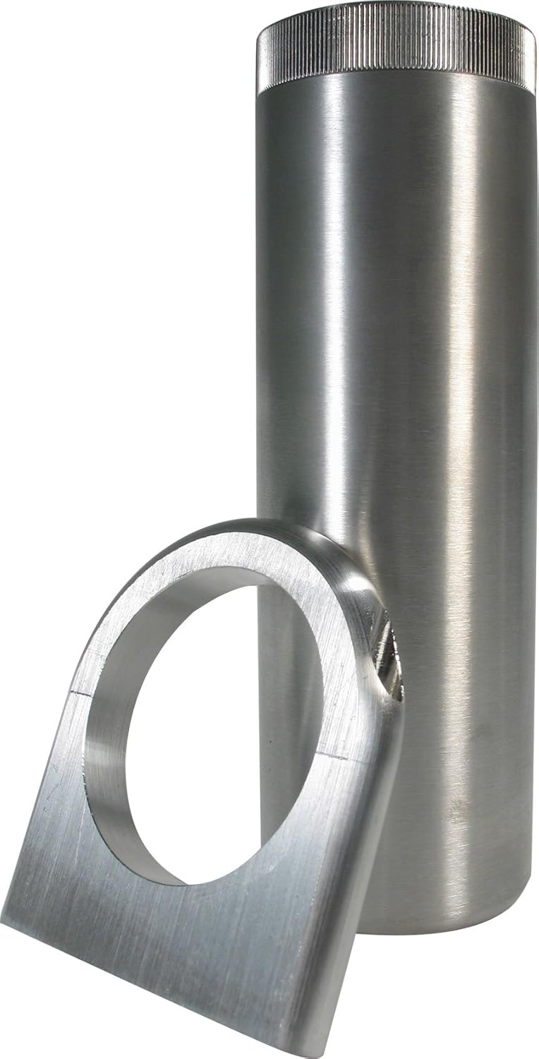 Borgeson 800601 Matte Billet Aluminum Power Steering Reservoir with Bracket