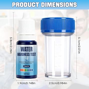Hard Water Test Kit, Fast Accurate Quality Test, Reduce Hard Water Damage