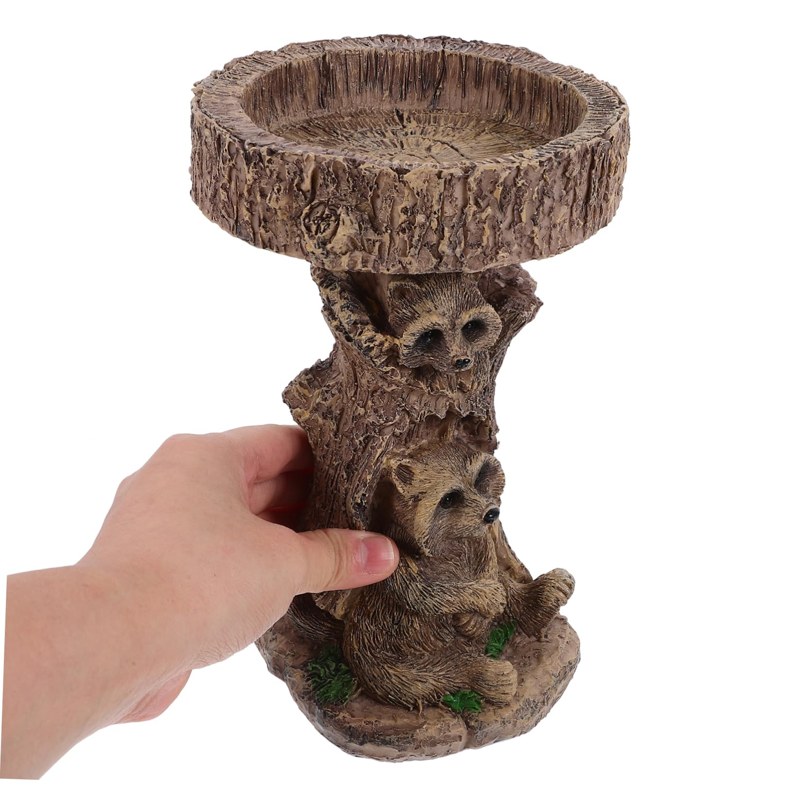 SUPVOX Bagni per Uccelli in Resina Decorazioni da Giardino Mangiatoie per Uccelli da Esterno da Giardino Accessori per Laghetti