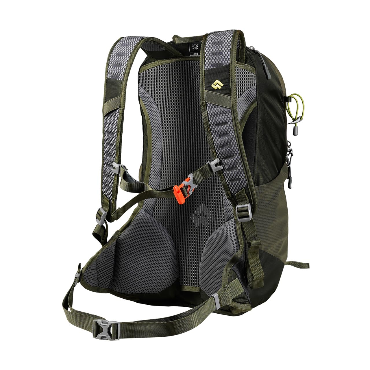 Alpinus - Plecak turystyczny Anayet 25L, plecak sportowy i outdoorowy, trekkingowy, wytrzymały materiał, zintegrowany pokrowiec przeciwdeszczowy, ergonomiczny