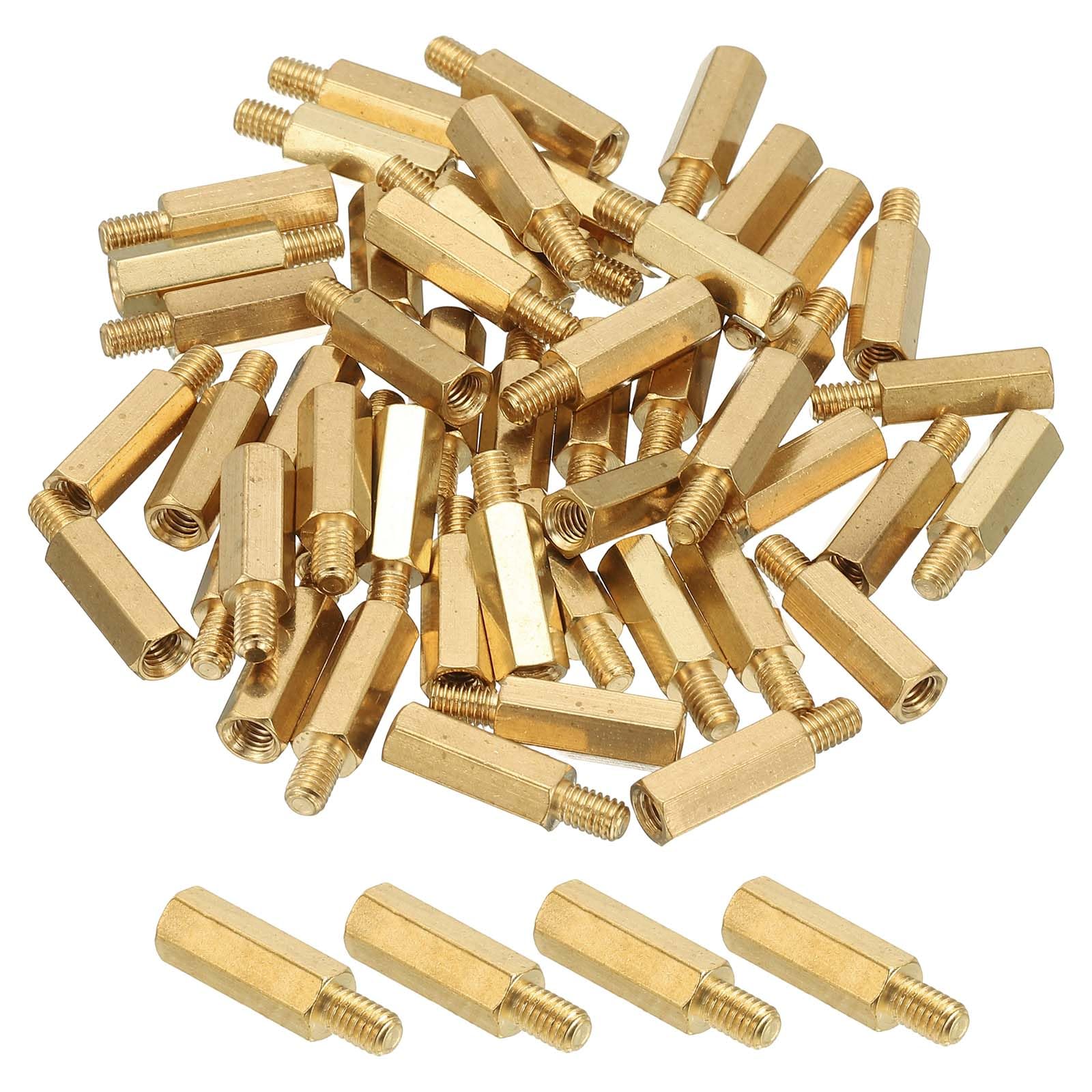 PATIKIL M4 Brass Hex Standoff