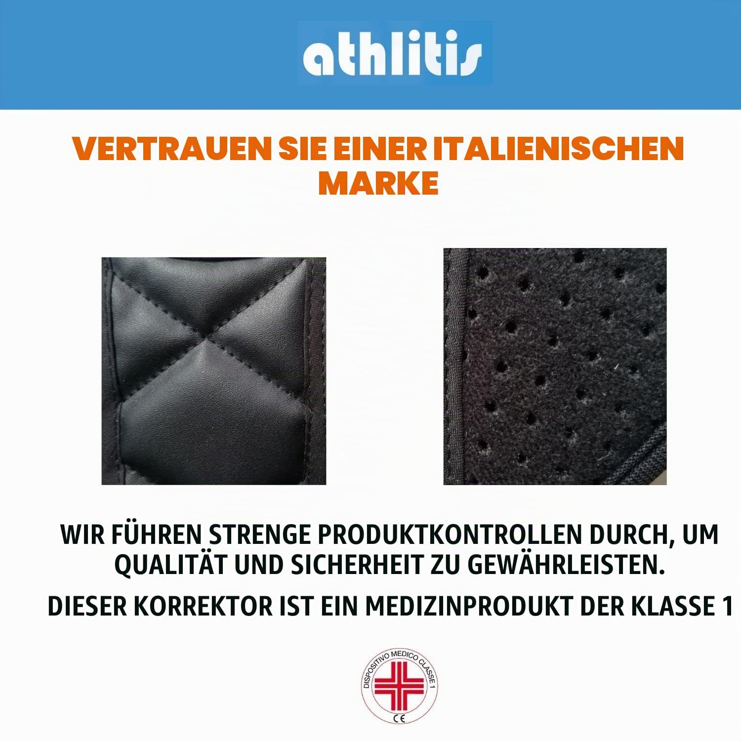 Haltungskorrektor für Damen und Herren, medizinisches CE-Produkt, Schulter- und Rückenstütze, atmungsaktiv, verstellbar, Unterstützung für geraden Rücken und Schultern, + elastisches Band und