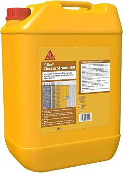 SIKA - Deformwork oil - SIKA Descofrante EN - Yellow - 25L | Suitable for all types of formwork - Ideal wood - Ready to use - Facilitates de-formwork and improves finish