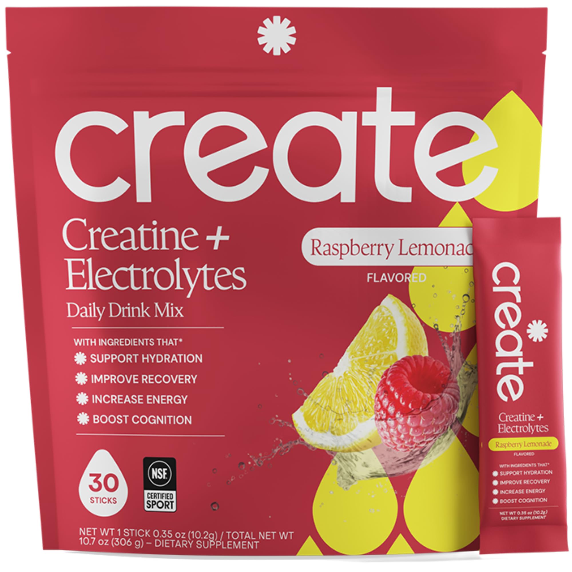 Create Creatine + Electrolytes – Energy & Strength – Lemon Lime — Amazon image 16