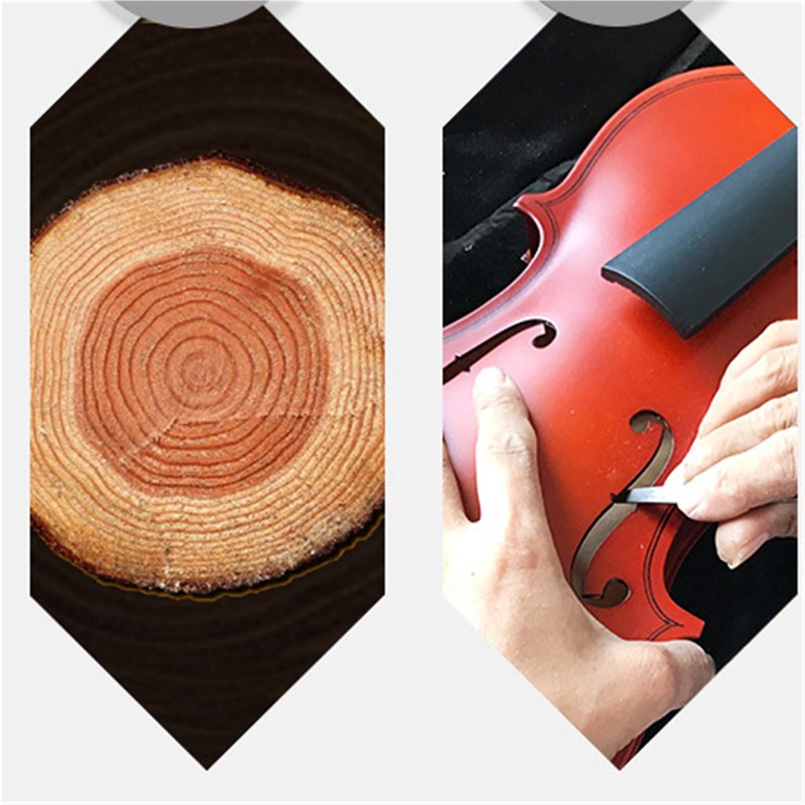 Violino Set Violino Per Principianti Per Adulti 4/4-8/1 Strumento Per Violino Per Principianti(4/4)