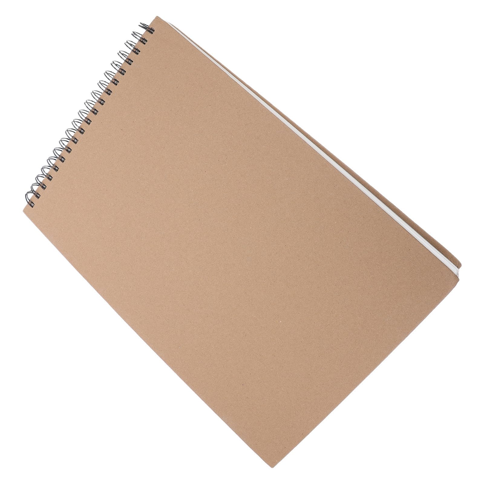 UTHCLO 60 Hojas Cuaderno de Bocetos Negro de Tapa Dura Espiral 15, 6x10, 2