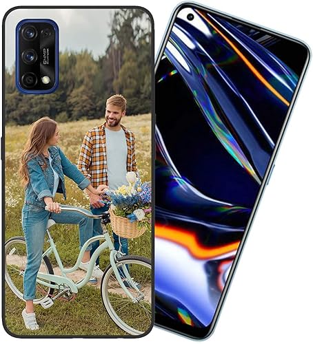 Miniatura 2 de Styletify Funda de fotos personalizada para Oppo Realme 7 Pro, funda de silicona a prueba de golpes, funda de teléfono personalizada de caramelo