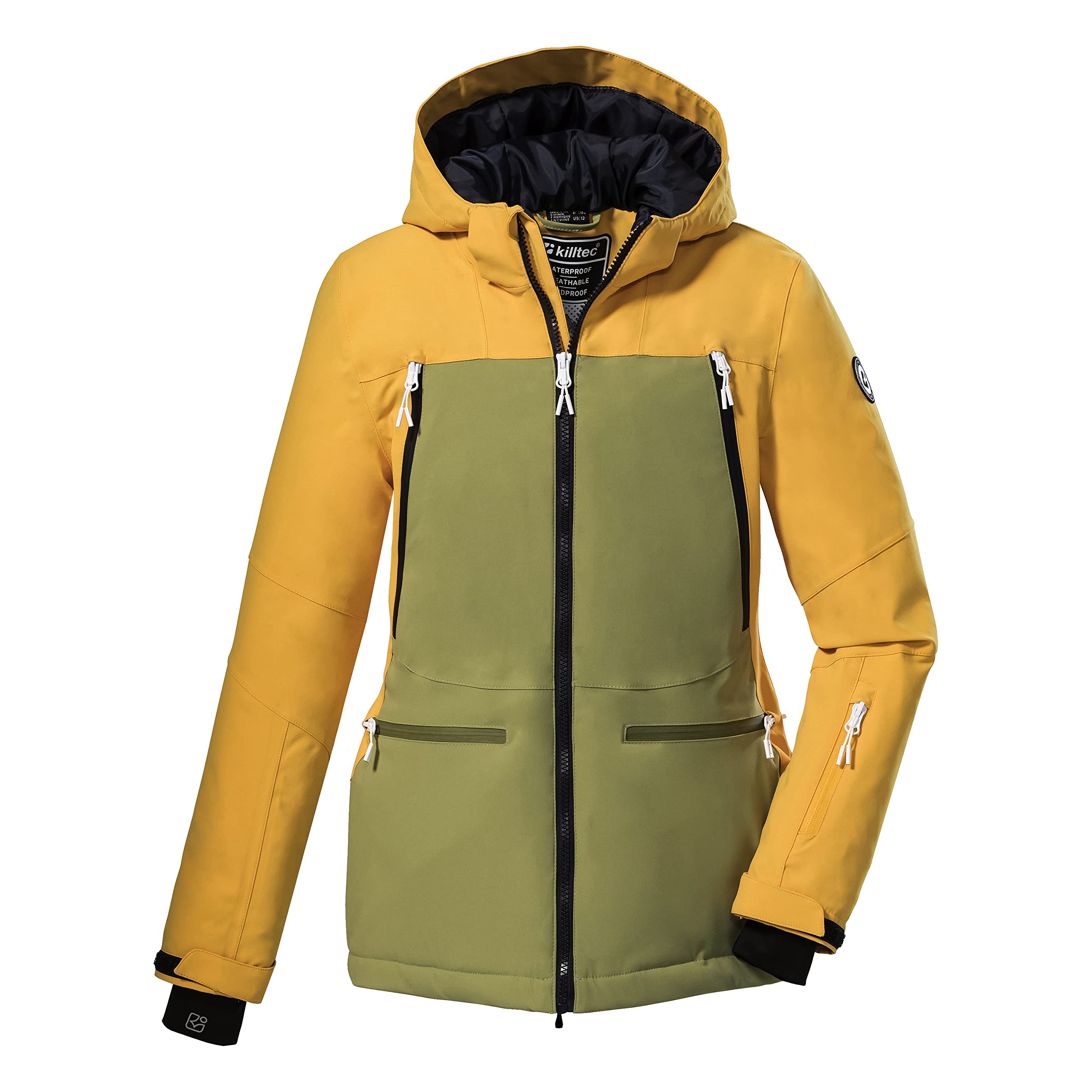 Killtec Mädchen Ksw 175 Grls Ski Jckt Skijacke/Funktionsjacke mit Kapuze und Schneefang