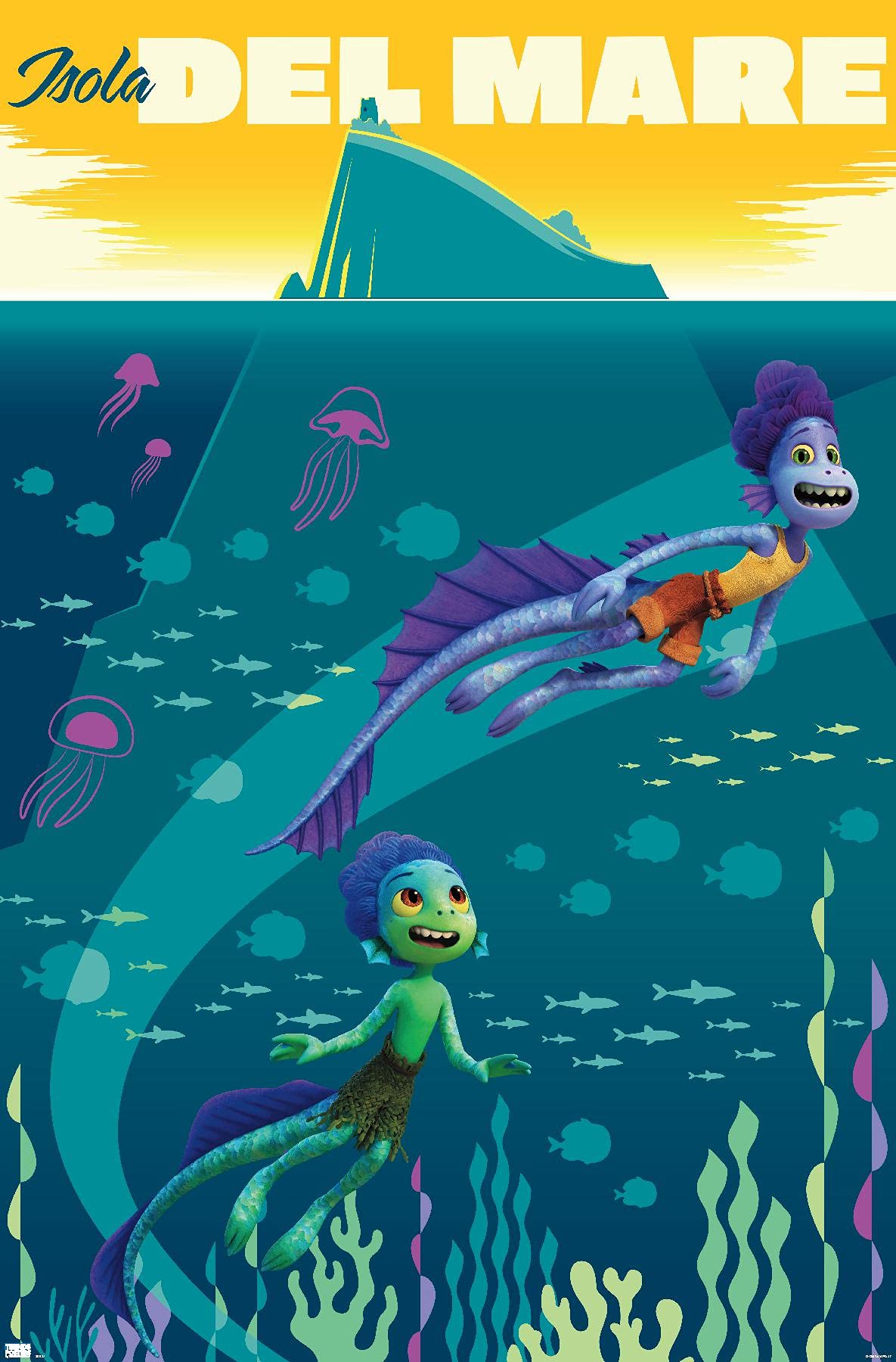 Amazon.com: Trends International Disney Pixar Luca - Isola Del