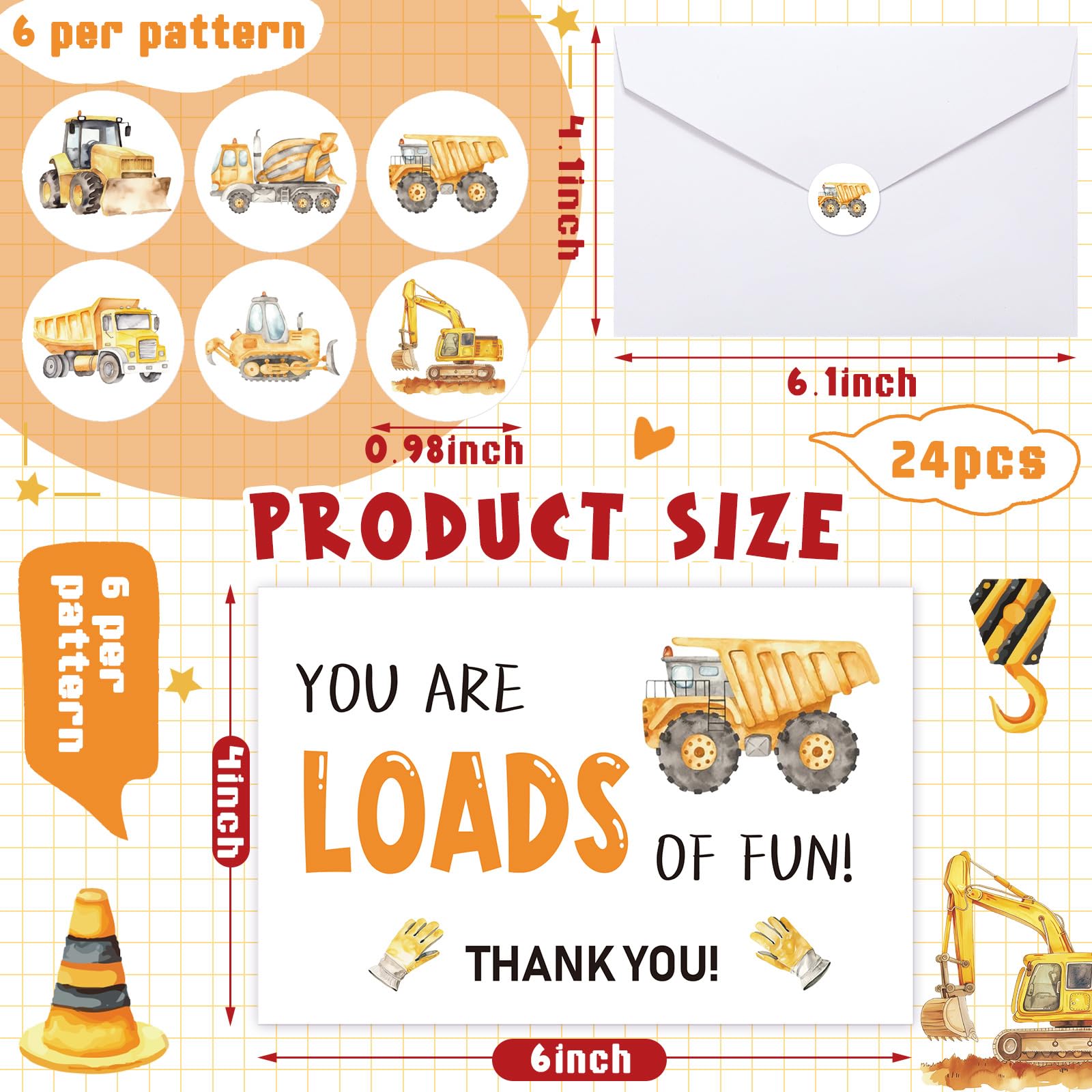 Biglietto di ringraziamento per baby shower Little Cutie / Biglietto di ringraziamento per baby shower arancione / Modello Canva modificabile / Download digitale - Italia