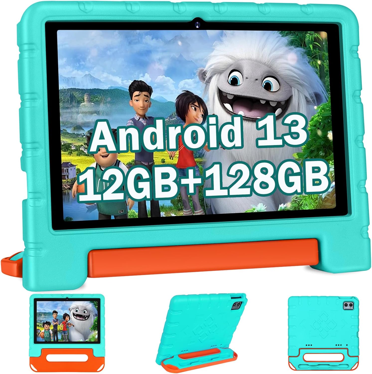ZIOVO Tablet Bambini 10 Pollici Android 13 Tablet, 12GB RAM+128GB ROM(TF 1TB),5G WiFi | Octa-Core | 2.0 GHz | 6000mAh | BT 5.0 | 5+8 MP | Google GMS, Kids Space, Play Store, Tablets con EVA Caso-Verde ZIOVO Tablet Bambini 10 Pollici Android 13 Tablet, 12GB RAM+128GB ROM(TF 1TB),5G WiFi | Octa-Core | 2.0 GHz | 6000mAh | BT 5.0 | 5+8 MP | Google GMS, Kids Space, Play Store, Tablets con EVA Caso-Verde