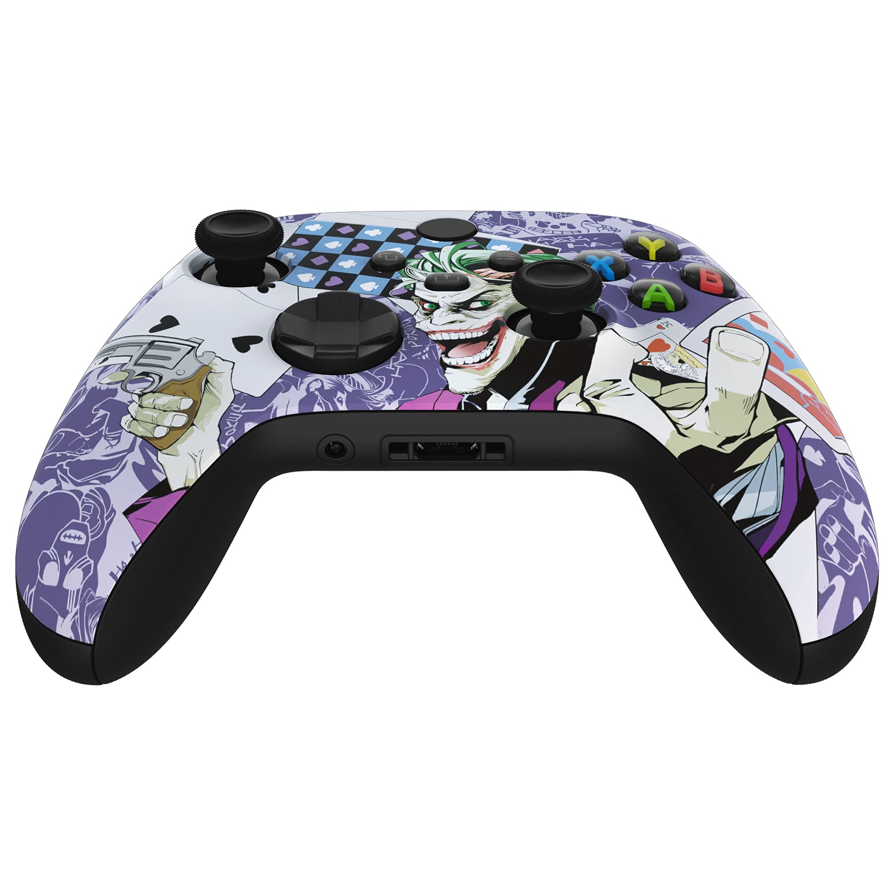 eXtremeRate Carcasa para Xbox Series X S Control Protector Placa Frontal Funda Delantera Reemplazo Kit Cubierta Cover Shell para Xbox Series S X Mando-No Incluye Mando(Joker y Poker) — view 7