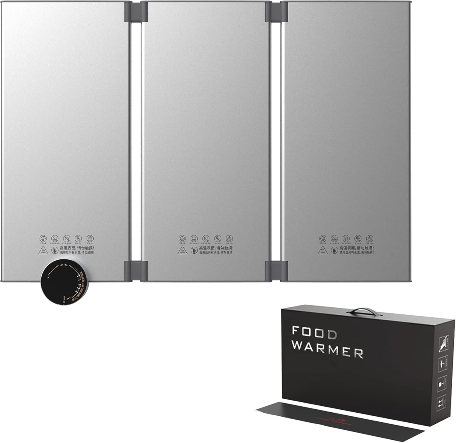 Yiheng Foldable Hot Plate Warmer Tray, Food Warmer Buffet