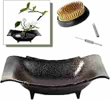cune 花瓶 Amazon.com: Japanese Classical Ikebana Vase Kit, Minimalist