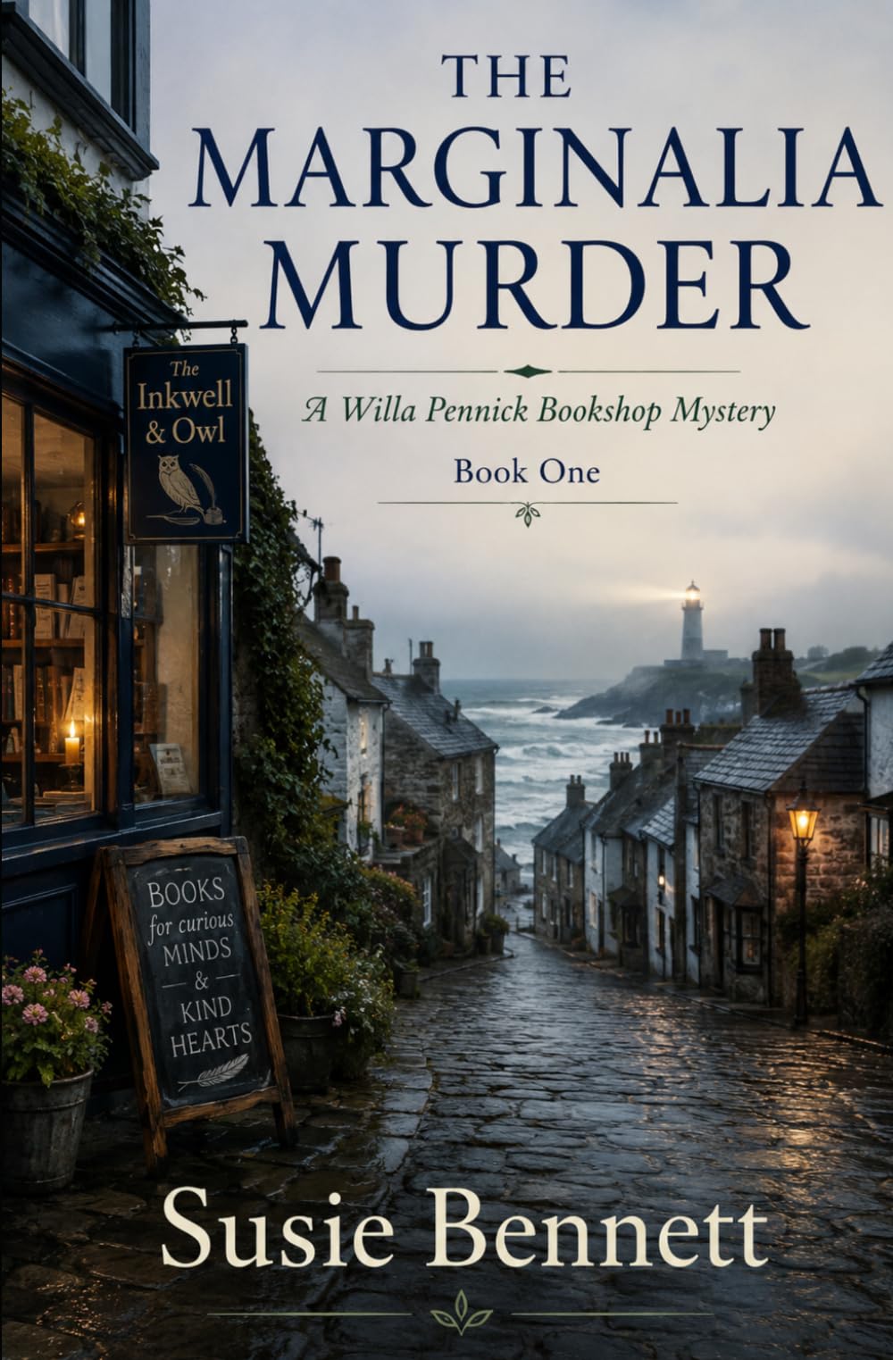 THE MARGINALIA MURDER: A Willa Pennick Bookshop Mystery (Book One)