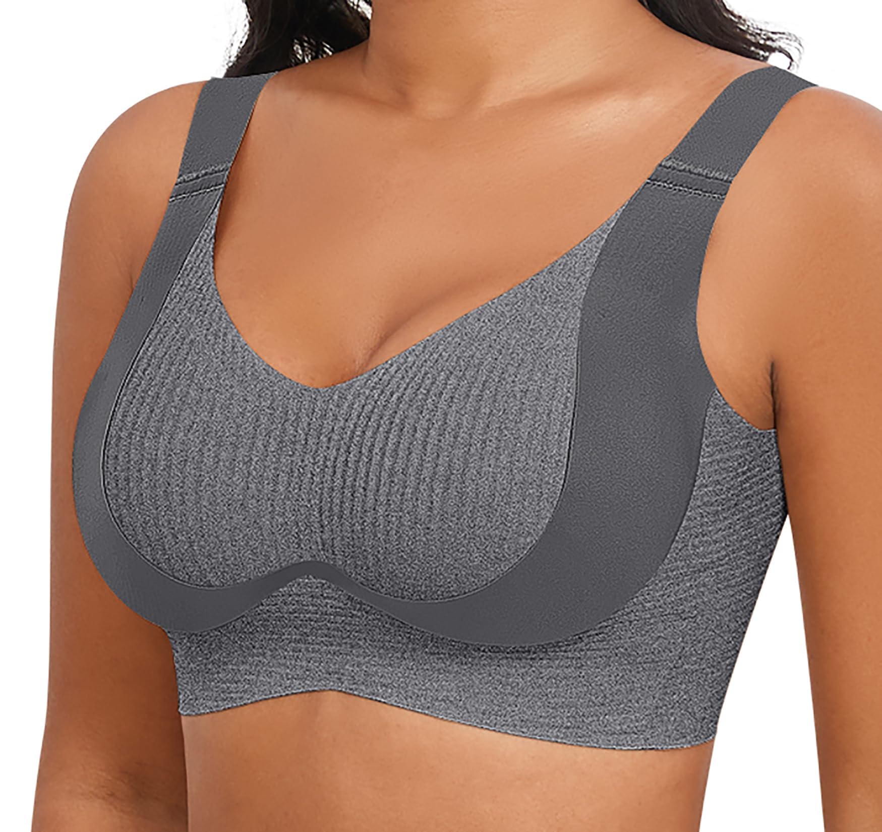Xcutting Womens Seamless Wireless Supportive Bra