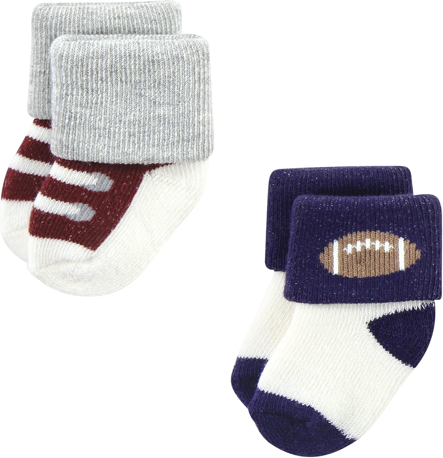 Hudson Baby Baby 8-pack Cotton Rich Newborn and Terry Socks