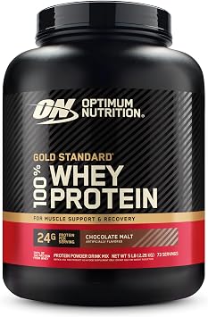 Optimum Nutrition 100 Whey Gold Standard Whey Protein- Chocolate Malt 5.15 lb