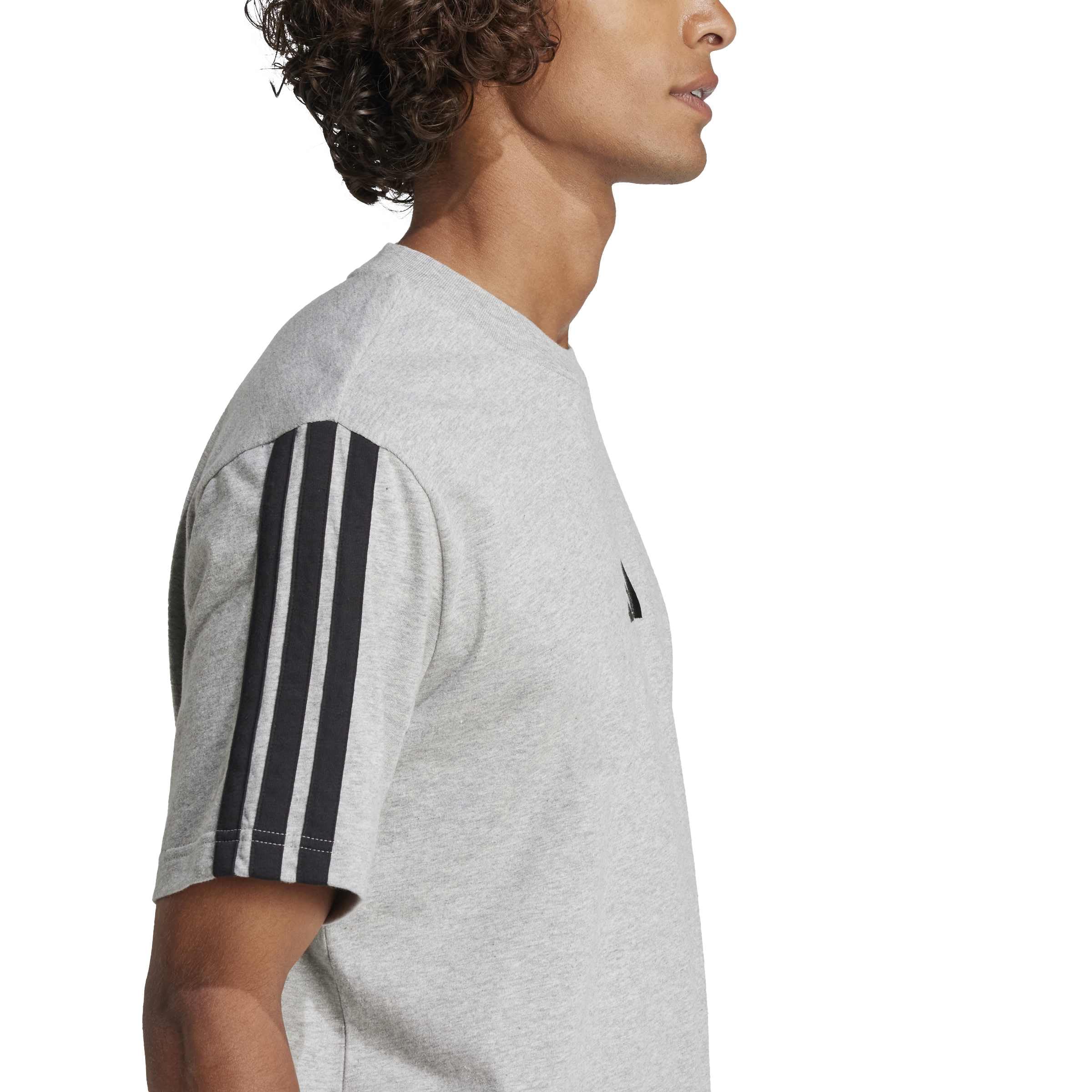 Adidas Essentials Three Stripes Single Jersey tee Camiseta Hombre (Pack de 1)